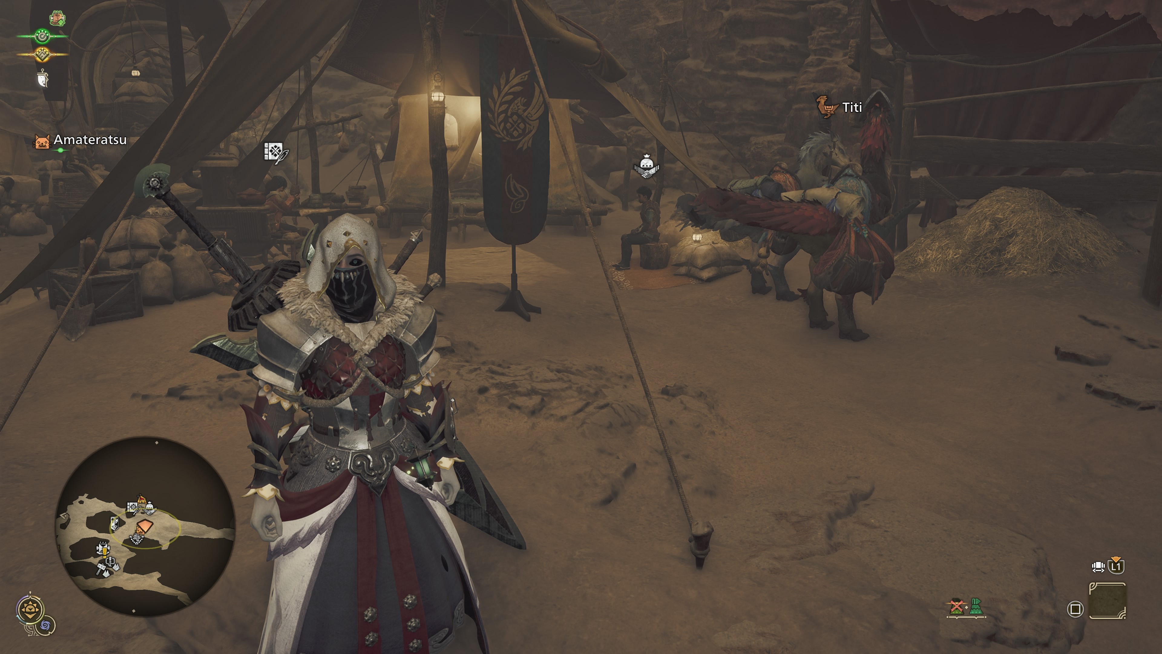 Image de mon personnage sur Monster Hunter Wild